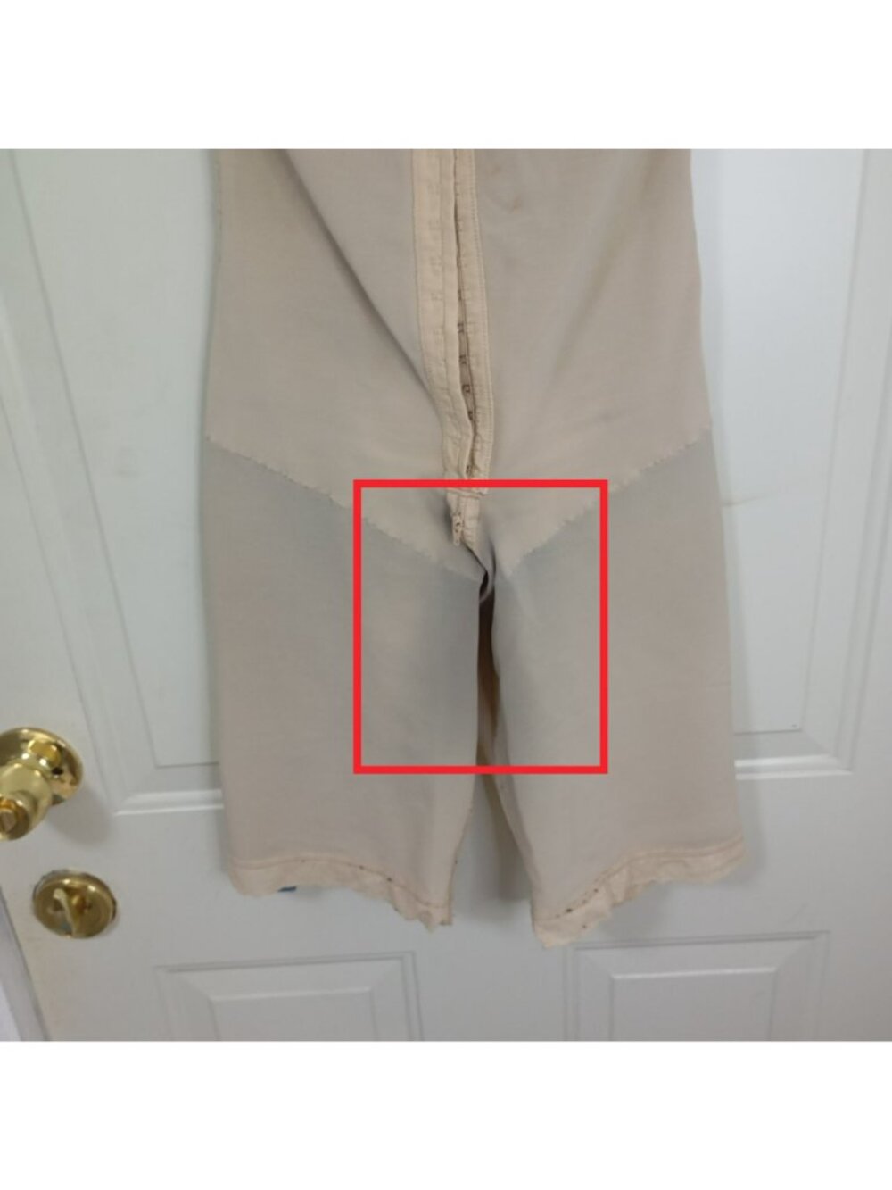M&D Womens Beige Full-Body Shapewear With Hook & Eye Closure Size 2XL - Picture 10 of 14
